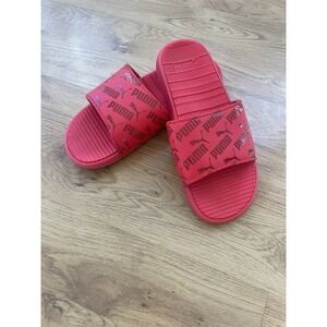 PUMA COOL CAT BOLD 2 AUTHENTIC‎ MEN'S RED SLIP ON SLIDES SANDALS SIZE 8